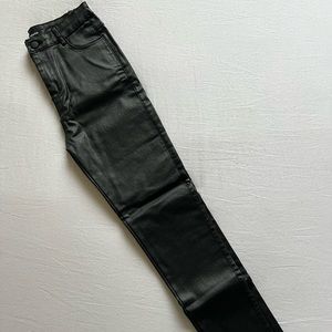 Faux leather pants. Size small. Soft fabric inside. Great condition, never worn.